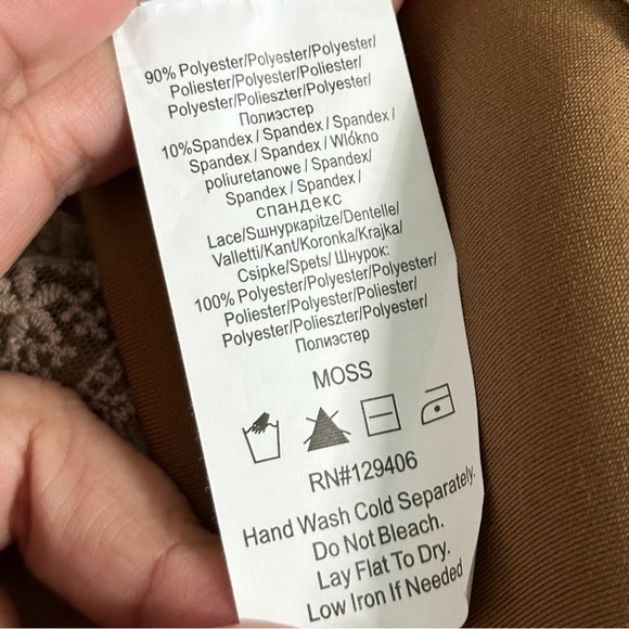 Venus LARGE Tan Faux Suede Boho Steampunk Jacket with Lace Accents - Picture 11 of 12